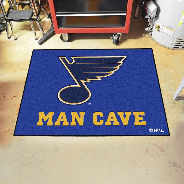 St. Louis Blues ALL STAR 34 x 45 MAN CAVE Floor Mat