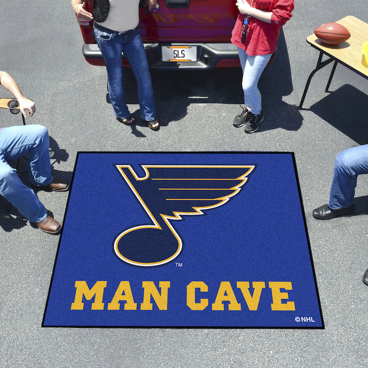 St. Louis Blues MAN CAVE TAILGATER 60 x 72 Rug