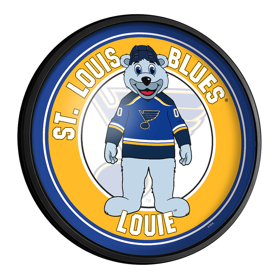 St. Louis Blues MASCOT Slimline LED Wall Sign