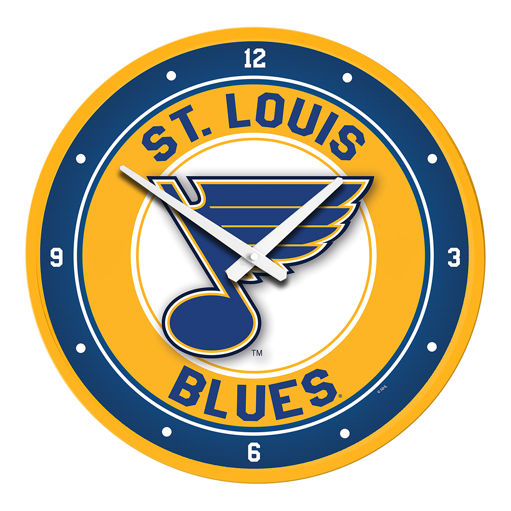 St. Louis Blues Modern Disc Wall Clock