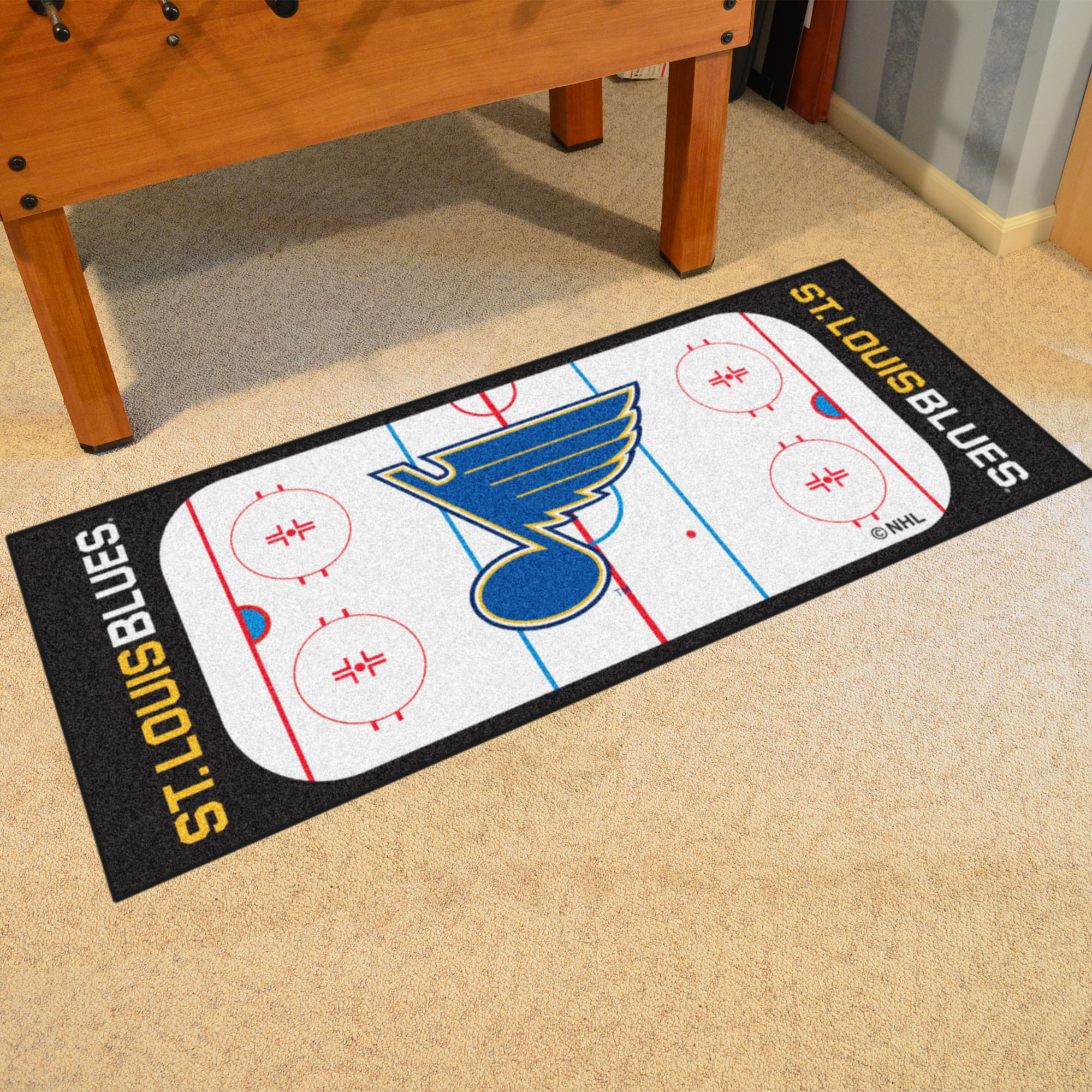 St. Louis Blues 30 x 72 Hockey Rink Carpet Runner