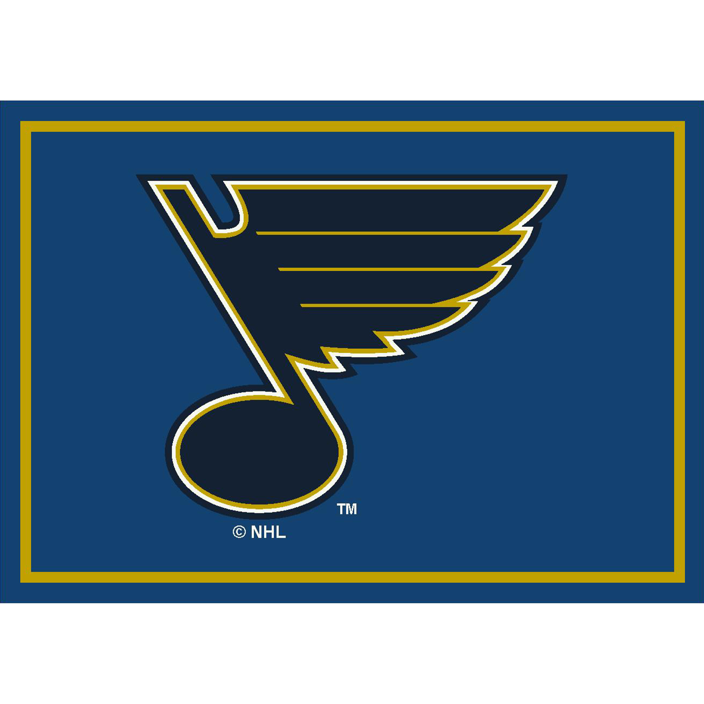 St. Louis Blues 6 X 8 SPIRIT Rug