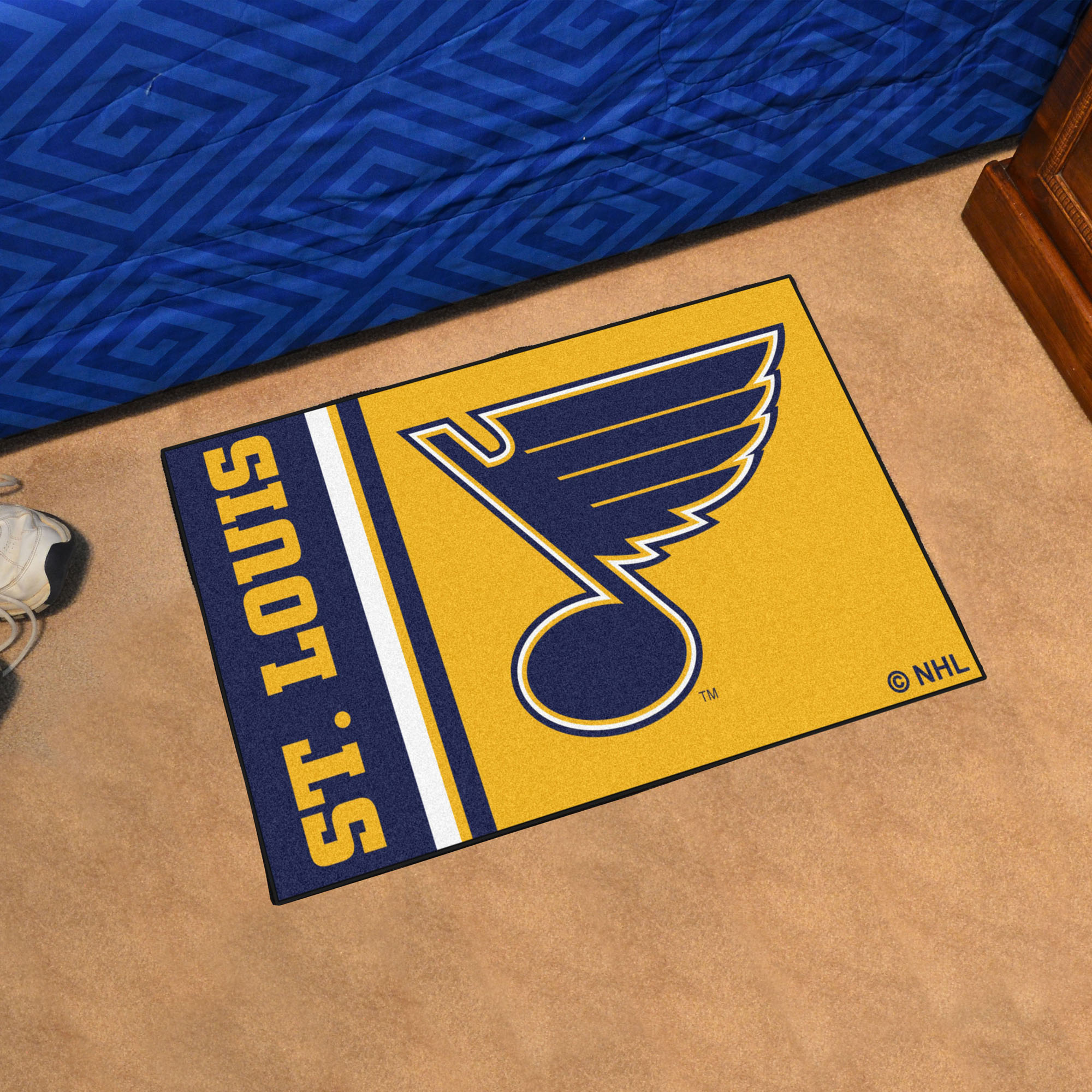 St. Louis Blues 20 x 30 Uniform Inspired Starter Rug