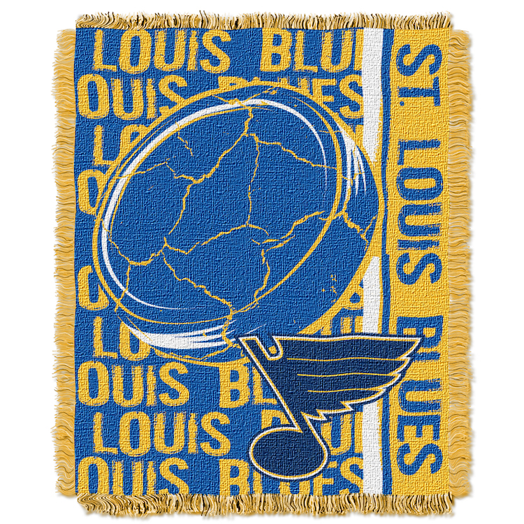 St. Louis Blues Double Play Tapestry Blanket 48 x 60