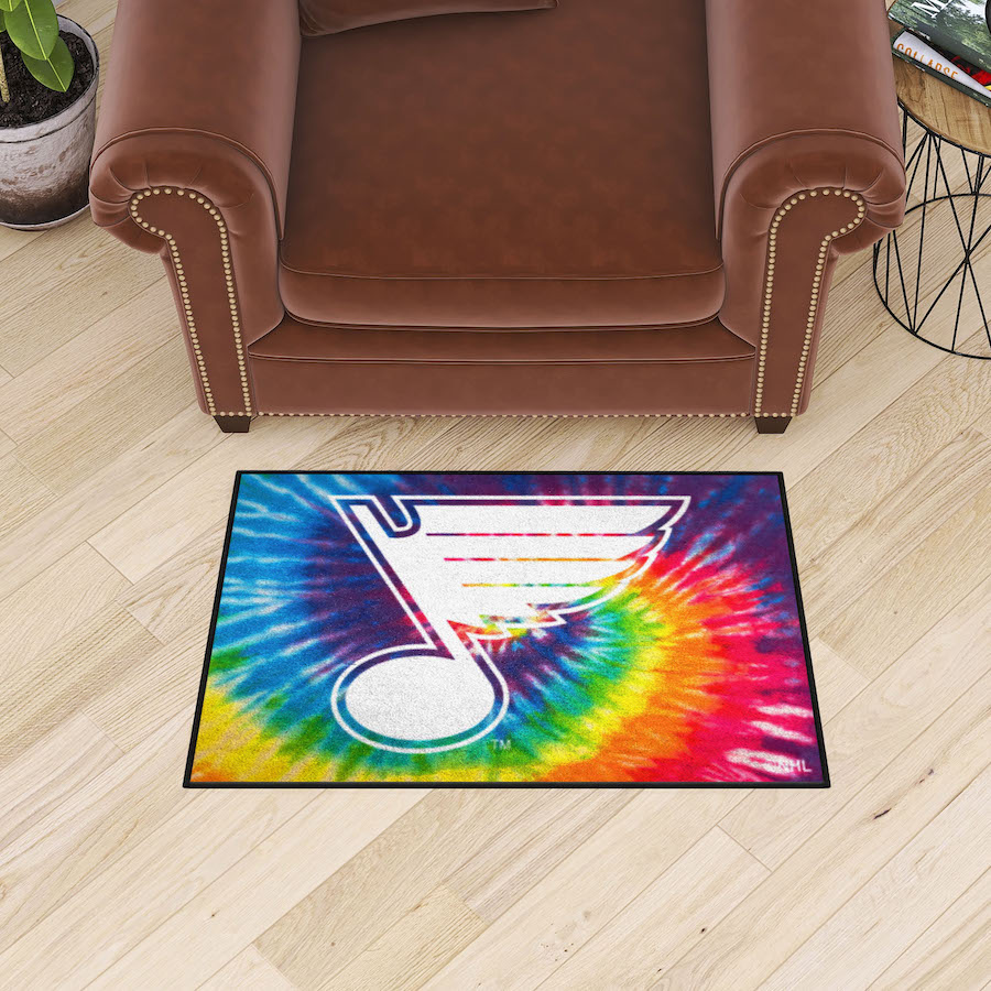 St. Louis Blues TIE-DIE 20 x 30 Starter Floor Mat