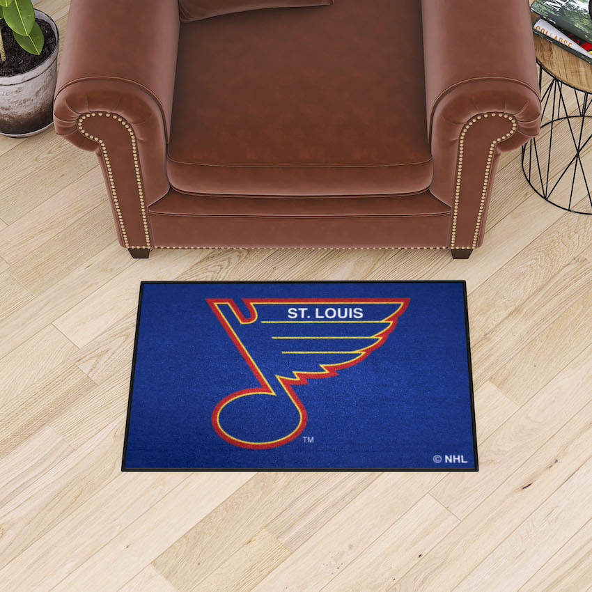 St. Louis Blues Vintage 20 x 30 STARTER Floor Mat - Throwback NAME