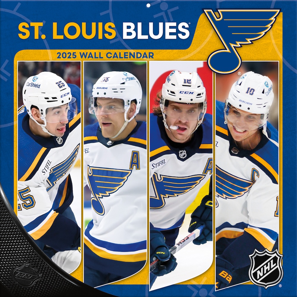 St. Louis Blues 2025 NHL Team Wall Calendar