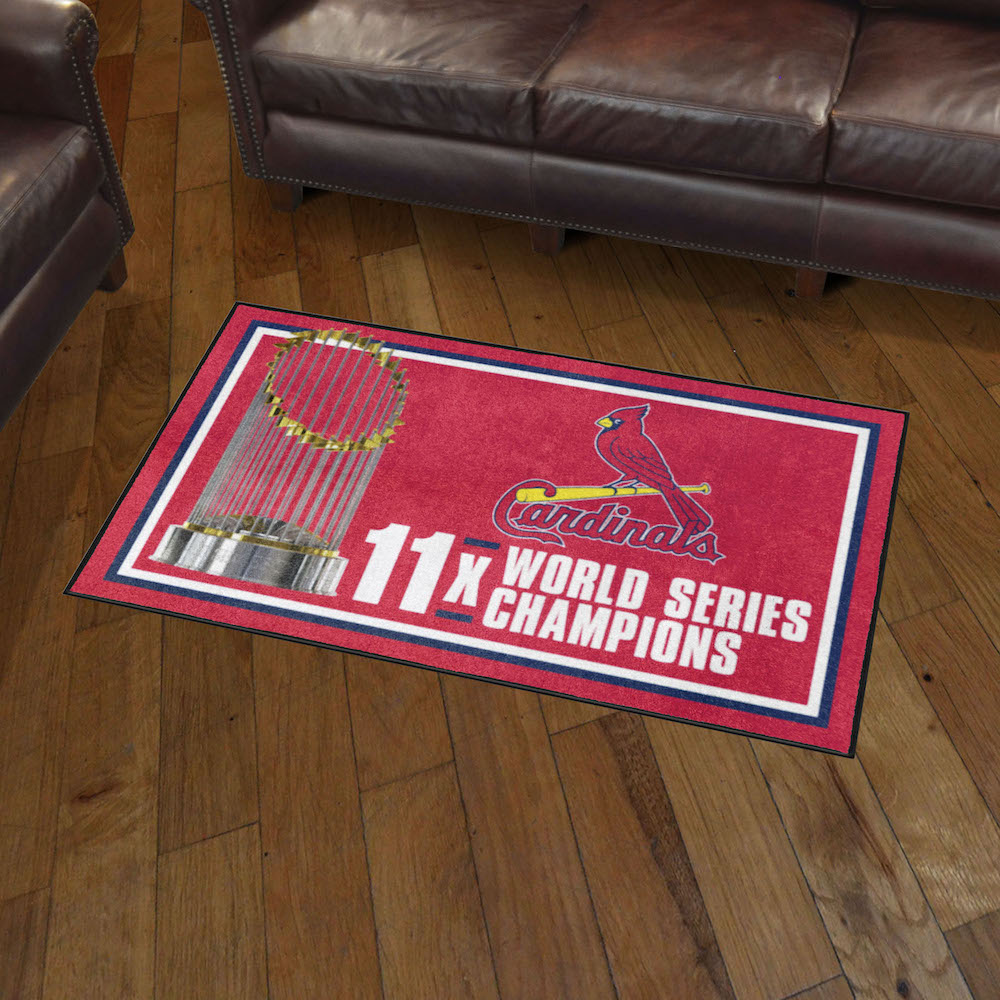 St. Louis Cardinals 3 x 5 DYNASTY Area Rug