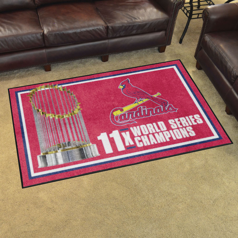 St. Louis Cardinals 4 x 6 DYNASTY Area Rug