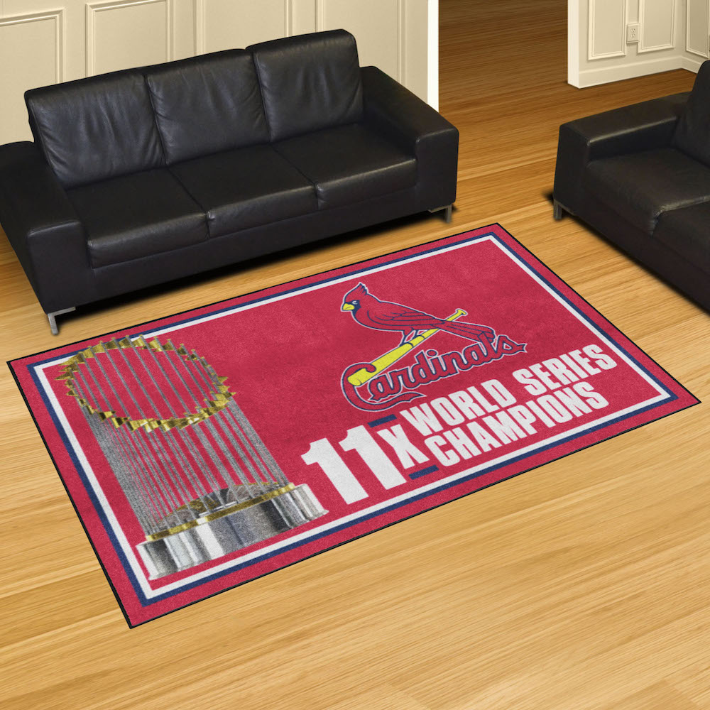 St. Louis Cardinals 5 x 8 DYNASTY Area Rug