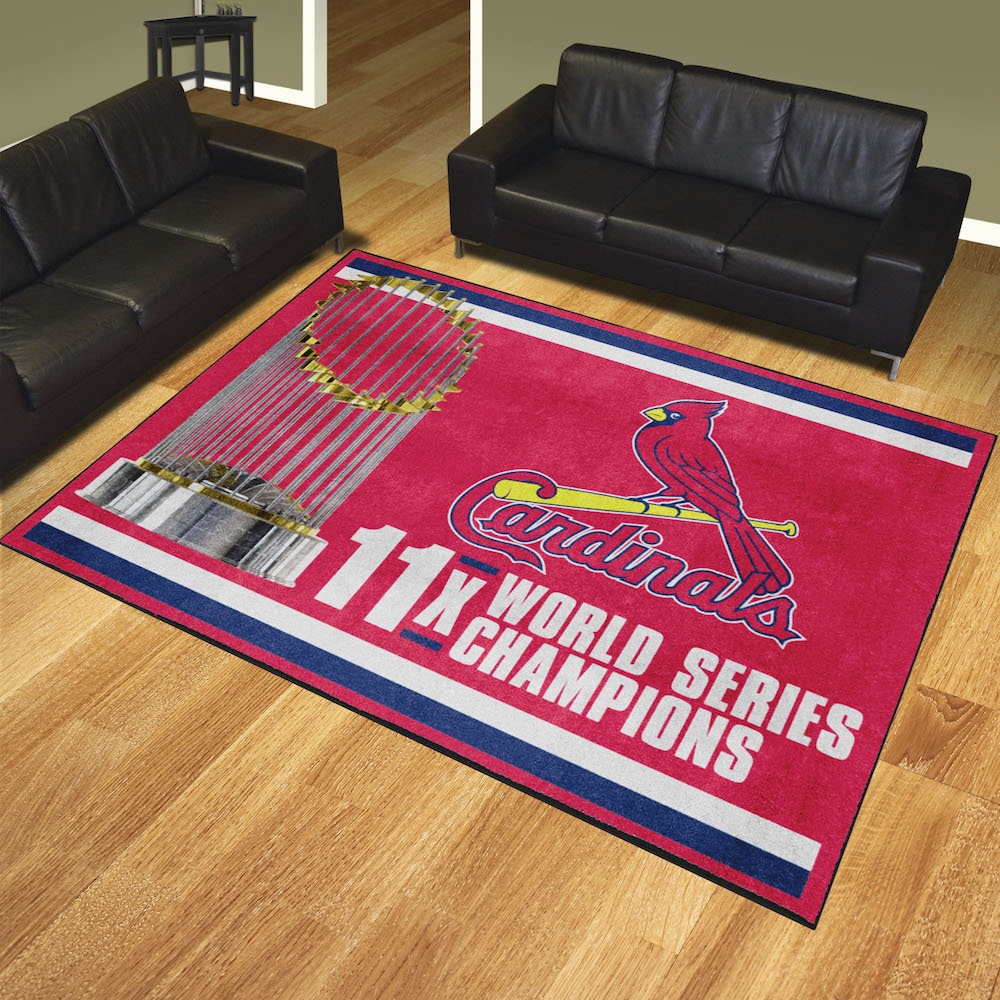 St. Louis Cardinals 8 x 10 DYNASTY Area Rug