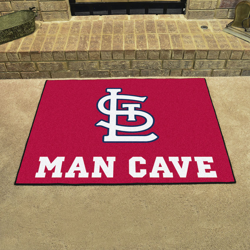 St. Louis Cardinals LOGO ALL STAR 34 x 45 MAN CAVE Floor Mat