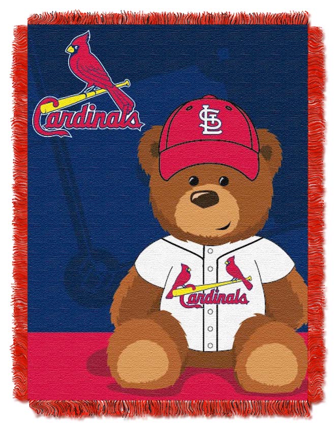 St. Louis Cardinals Woven Baby Blanket 36 x 48