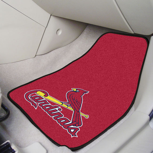 St. Louis Cardinals Car Floor Mats 18 x 27 Carpeted-Pair