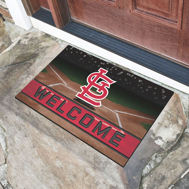 St. Louis Cardinals Recycled Crumb Rubber Door Mat