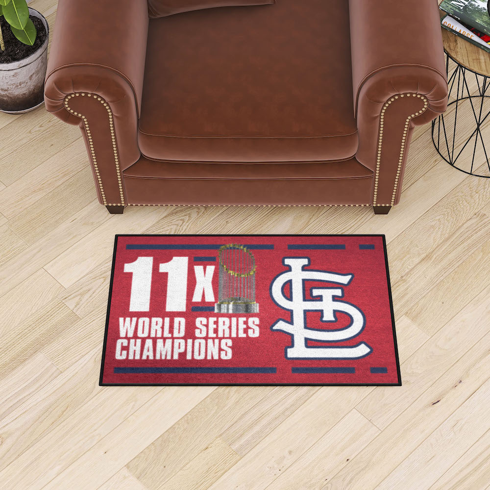 St. Louis Cardinals DYNASTY Floor Mat - 20 x 30 inch Starter style