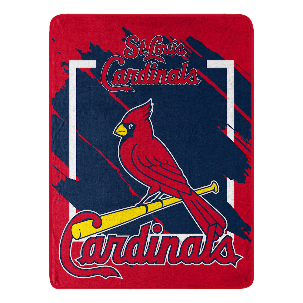 St. Louis Cardinals Micro Raschel 50 x 60 Team Blanket