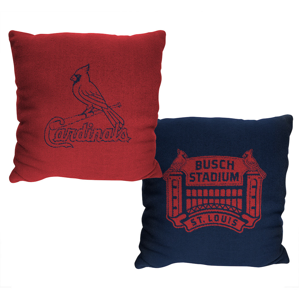 St. Louis Cardinals Double Sided INVERT Woven Pillow