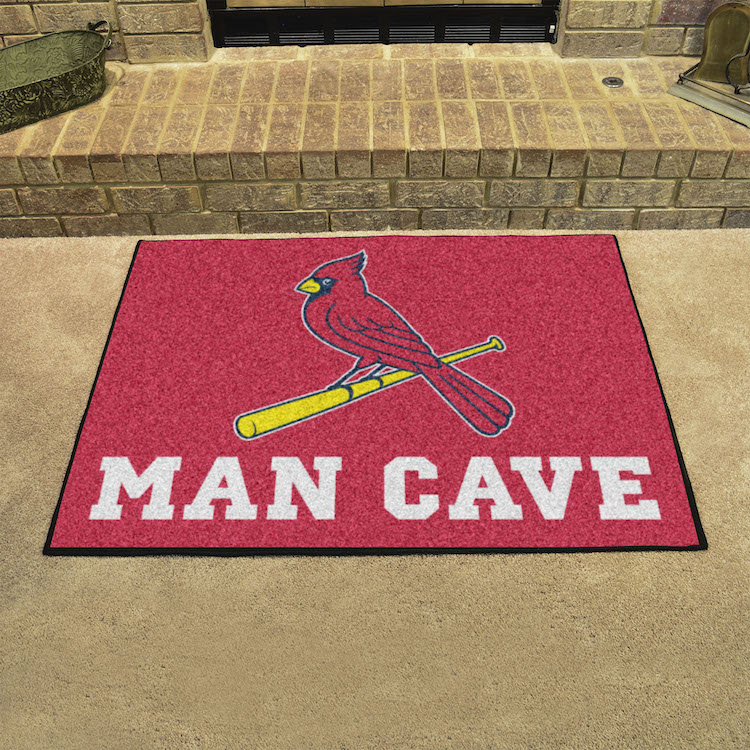 St. Louis Cardinals ALL STAR 34 x 45 MAN CAVE Floor Mat