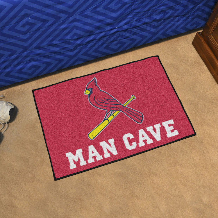 St. Louis Cardinals MAN CAVE 20 x 30 STARTER Floor Mat