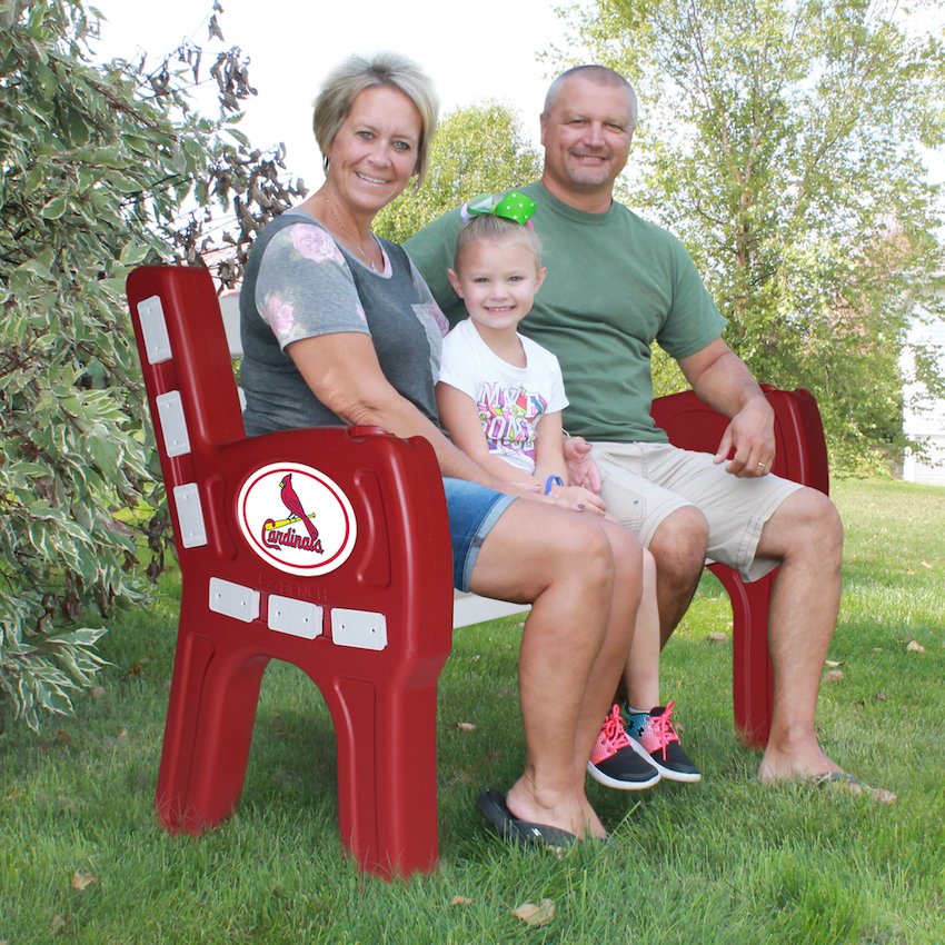 St. Louis Cardinals Park Bench