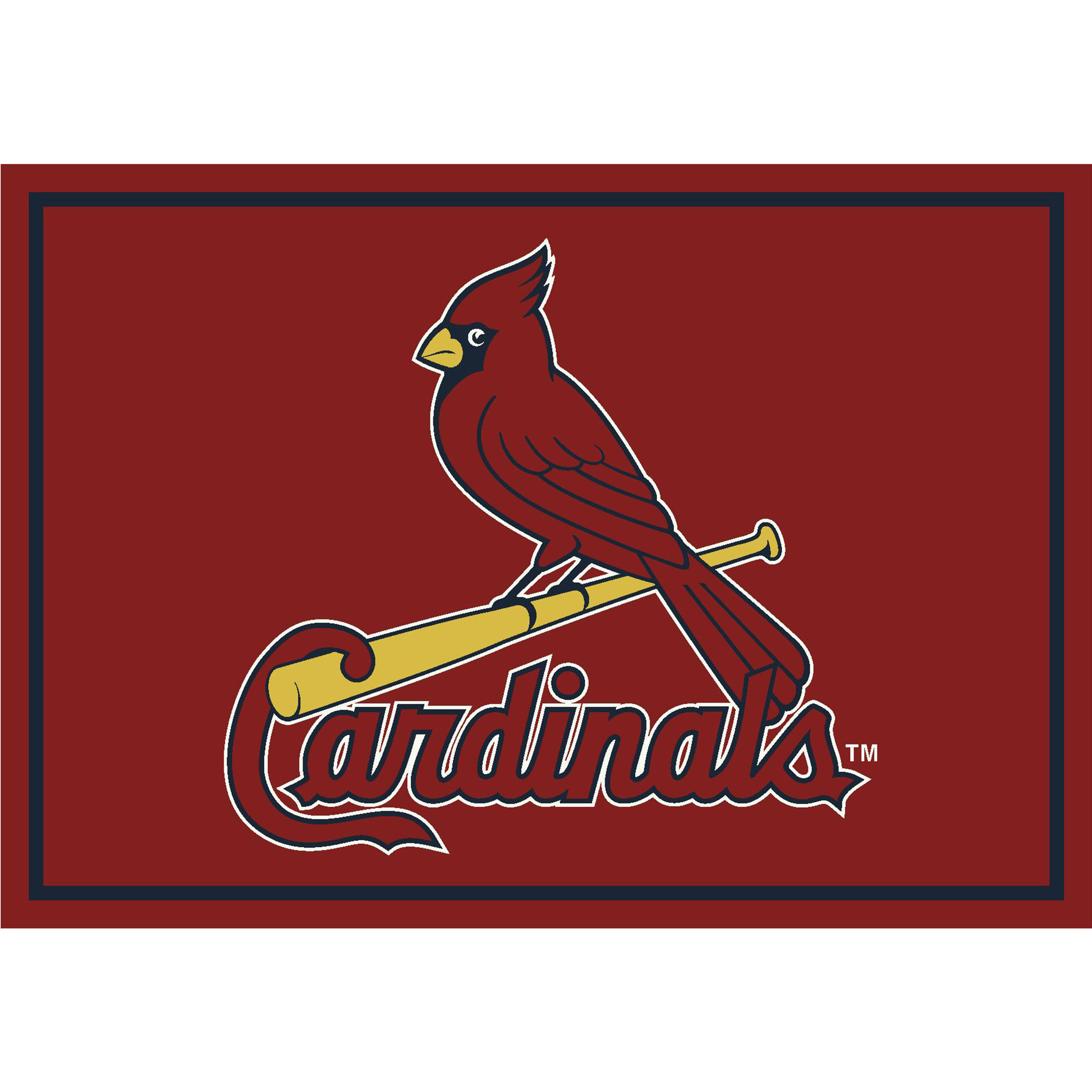 St. Louis Cardinals 6 X 8 SPIRIT Rug