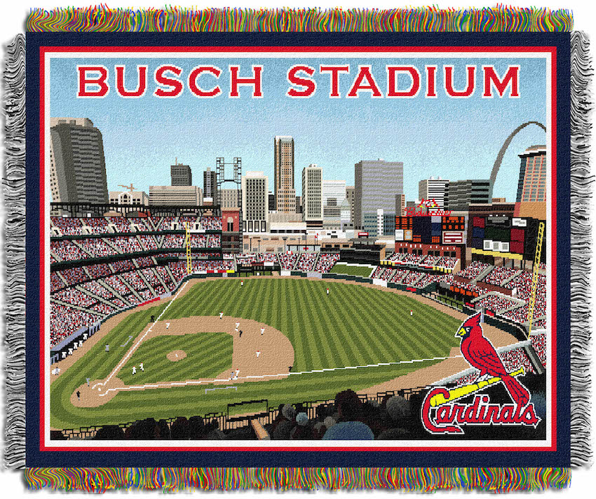 St. Louis Cardinals Stadium Tapestry Blanket 48 x 60