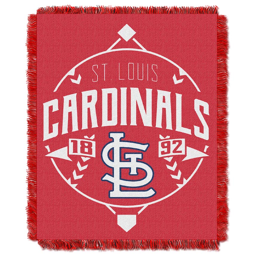 St. Louis Cardinals MLB Double Play Tapestry Blanket 48 x 60