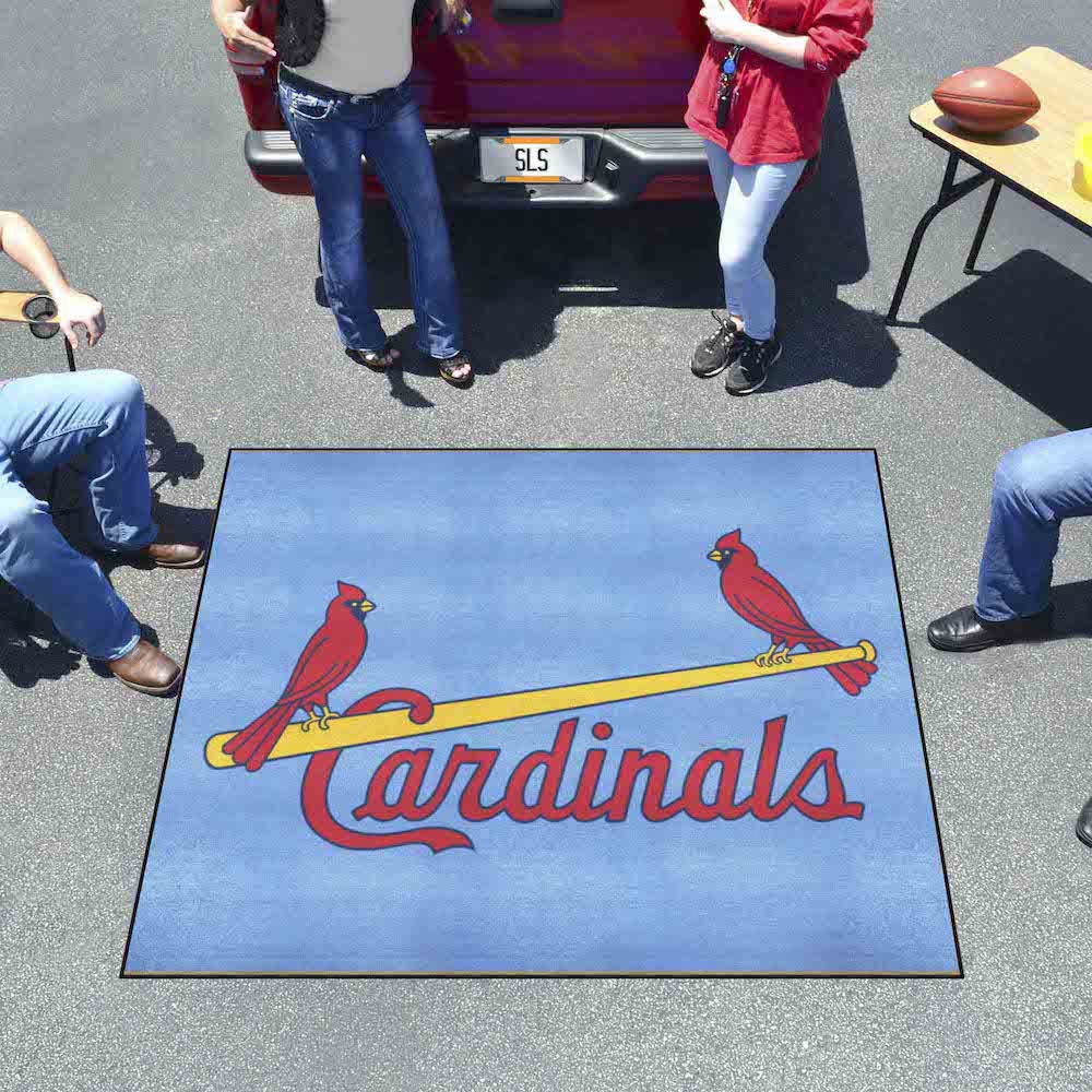 St. Louis Cardinals MLBCC Vintage ULTI-MAT 60 x 96 Rug Throwback Logo