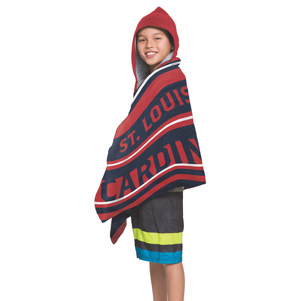 St. Louis Cardinals Youth Hooded Beach Towel