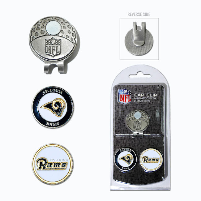 Los Angeles Rams Hat Clip With 2 Ball Markers