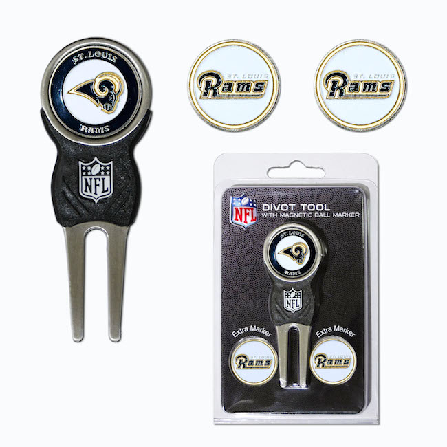 Los Angeles Rams 3 Marker Signature Divot Tool Pack