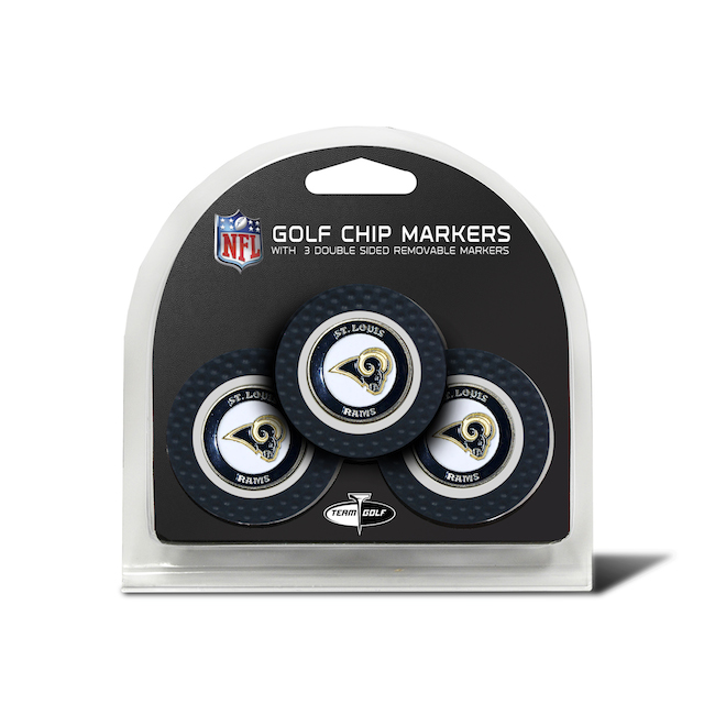 Los Angeles Rams 3 Pack Golf Chips