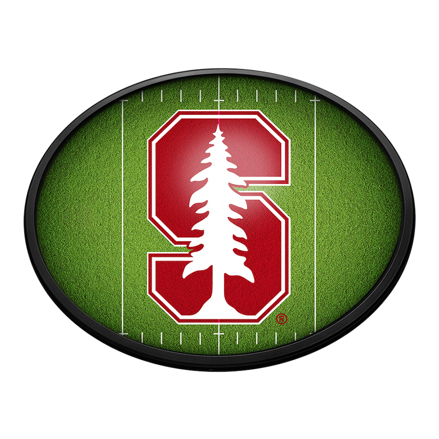 Stanford Cardinal ON THE 50 Slimline LED Wall Sign ~ OVAL