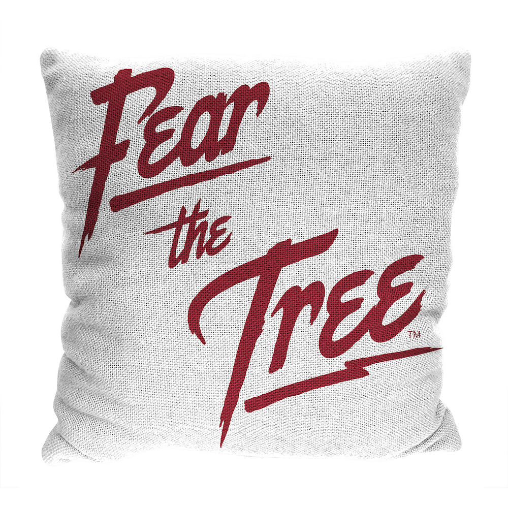 Stanford Cardinal Double Sided INVERT Woven Pillow