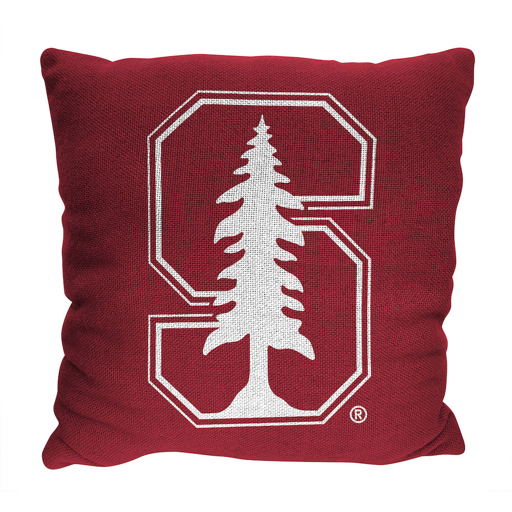 Stanford Cardinal Double Sided INVERT Woven Pillow