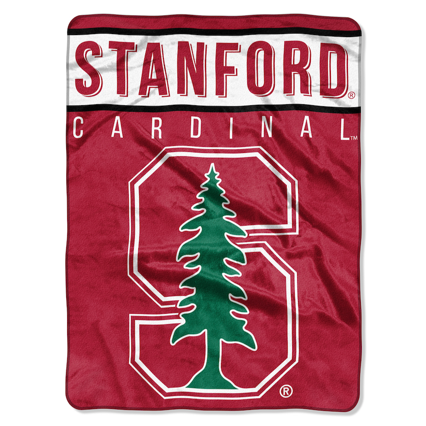 Stanford Cardinal Large Plush Fleece OVERTIME 60 x 80 Blanket