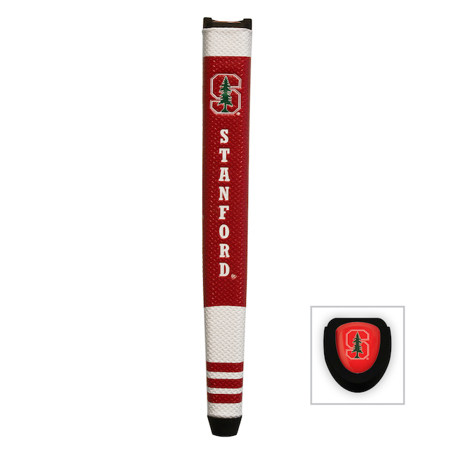 Stanford Cardinal Putter Grip with Ball Marker