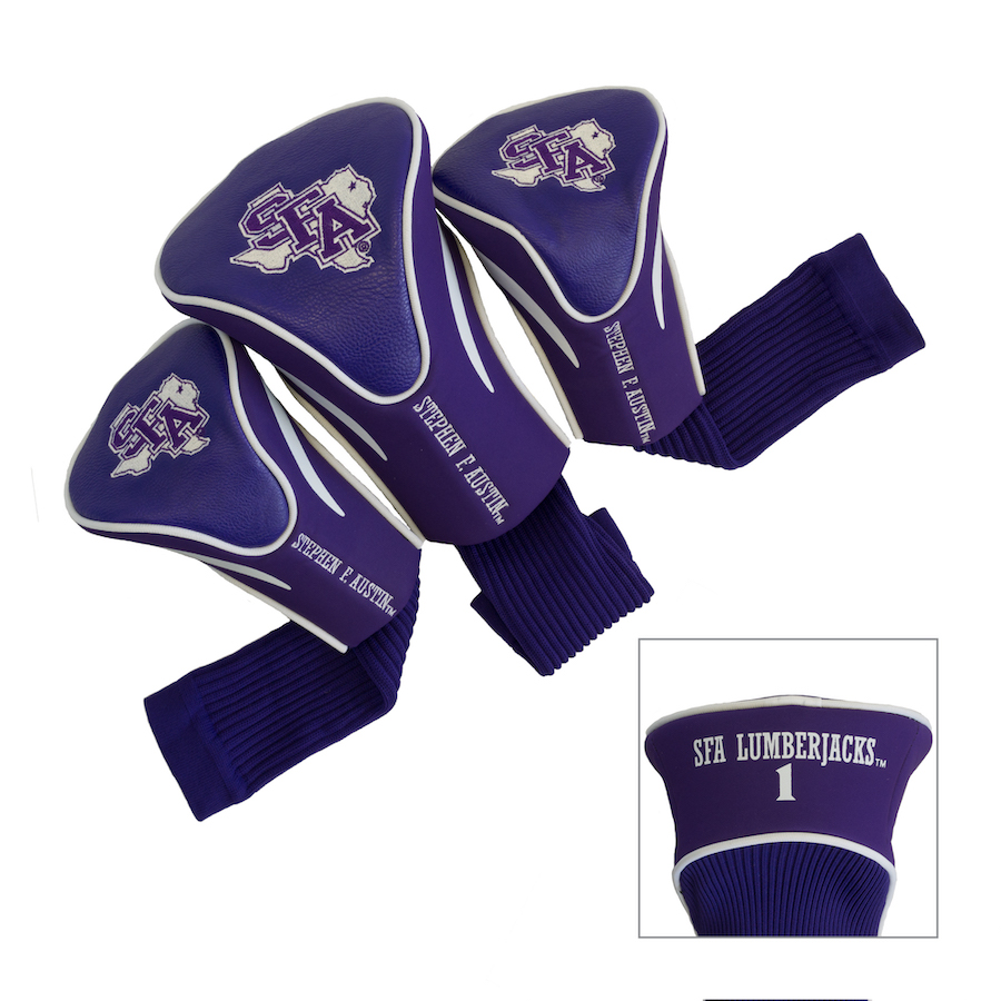 Stephen F. Austin Lumberjacks 3 Pack Contour Headcovers