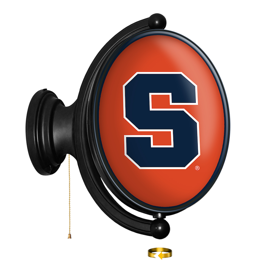 Syracuse Orange LED Rotating Wall Sign ~ OVAL