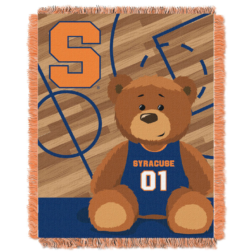 Syracuse Orange Woven Baby Blanket 36 x 48