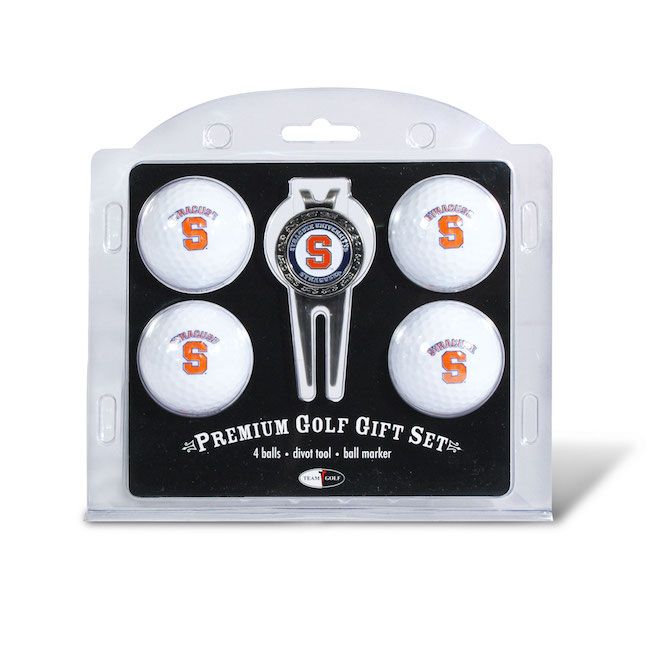 Syracuse Orange 4 Golf Ball and Divot Tool Set