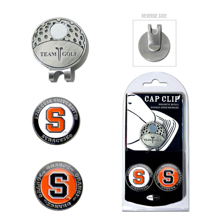 Syracuse Orange Hat Clip With 2 Ball Markers