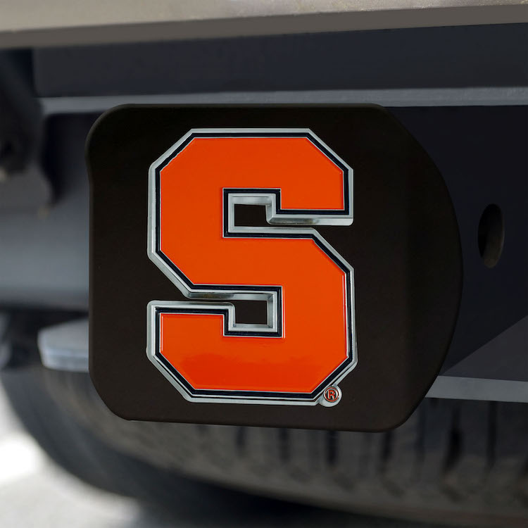 Syracuse Orange Black and Color Trailer Hitch Cover