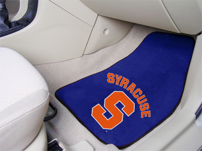 Syracuse Orange Car Floor Mats 18 x 27 Carpeted-Pair