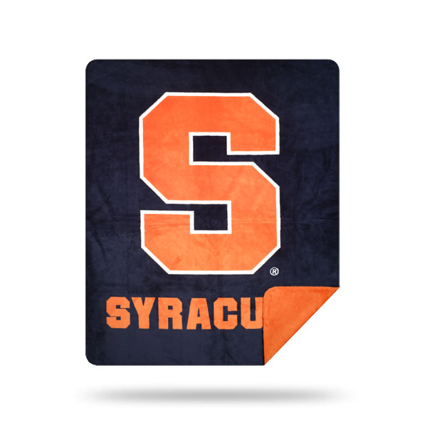 Syracuse Orange DENALI Silver Knit Throw