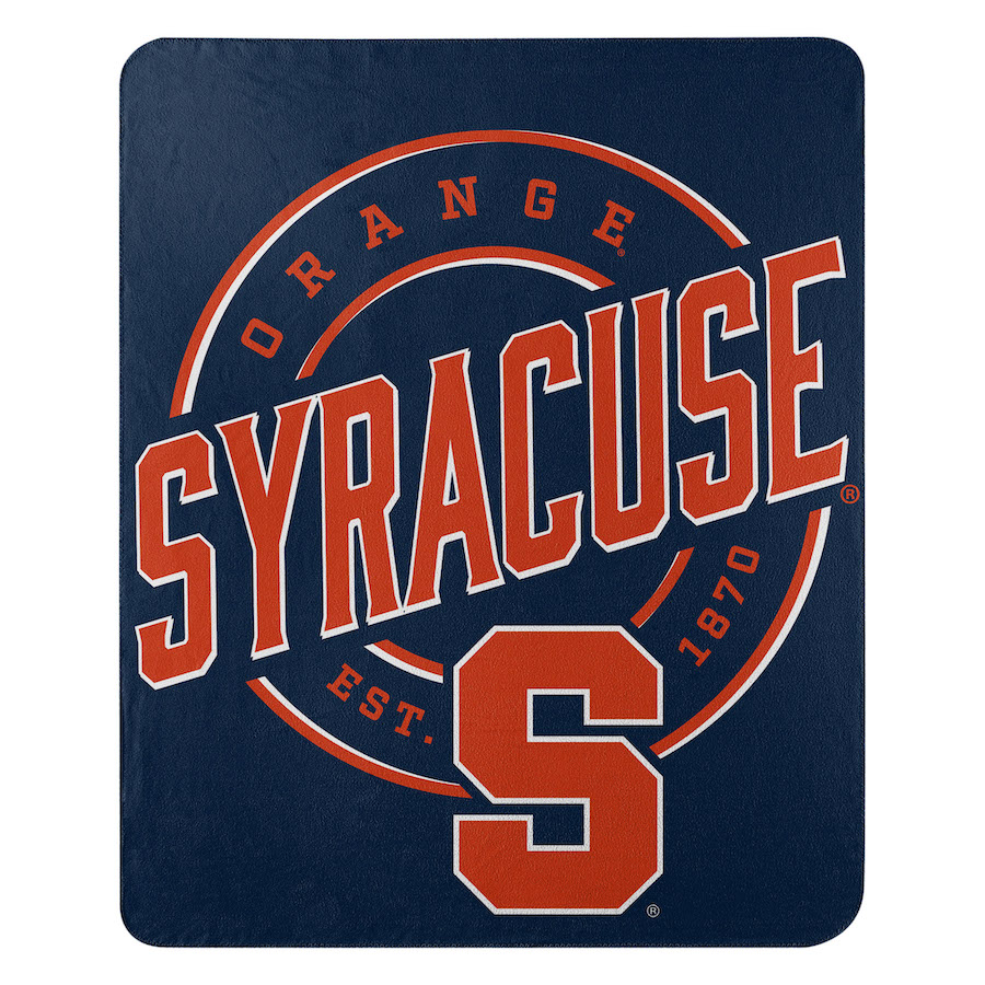 Syracuse Orange Fleece Throw Blanket 50 x 60