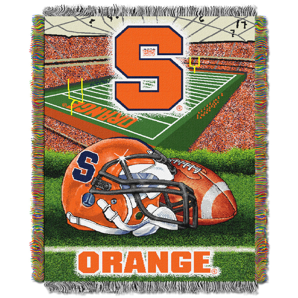 Syracuse Orange Home Field Advantage Series Tapestry Blanket 48 x 60