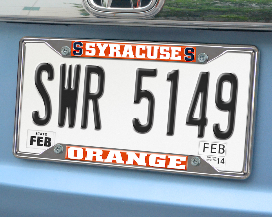 Syracuse Orange License Plate Frame