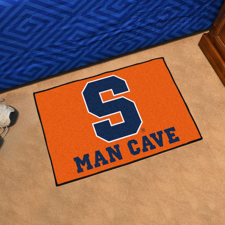 Syracuse Orange MAN CAVE 20 x 30 STARTER Floor Mat